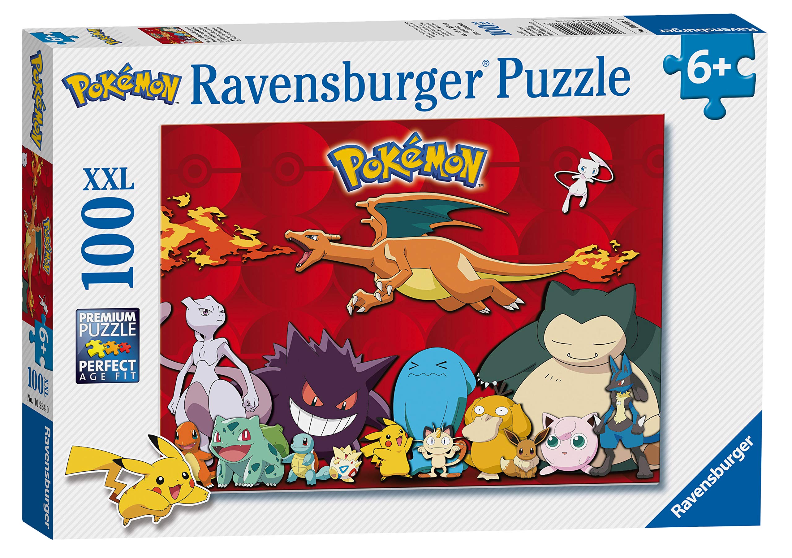 Ravensburger Pokemon 100 Piece Jigsaw Puzzle - Extra Large Pieces for Kids 6 Years and Up