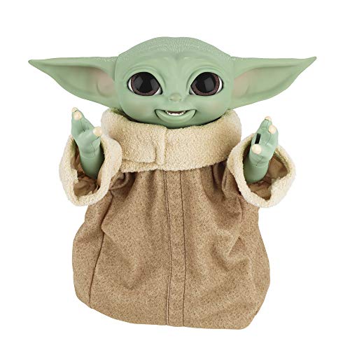Star Wars Galactic Snackin’ Grogu - 9.25-Inch Animatronic Toy with 40+ Sounds & Movements, Ages 4+