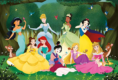 Clementoni Disney Princess 24-Piece Maxi Puzzle - 100% Recycled, Made in Italy