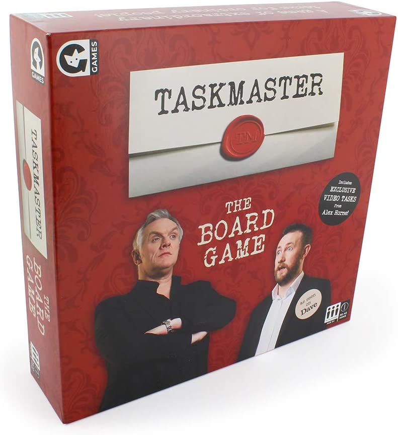Ginger Fox Taskmaster Board Game - Ludicrous Tasks Challenge for Family & Friends