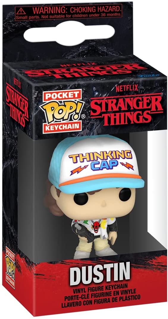Funko Pop! Stranger Things S4 - Dustin Keychain Vinyl Figure