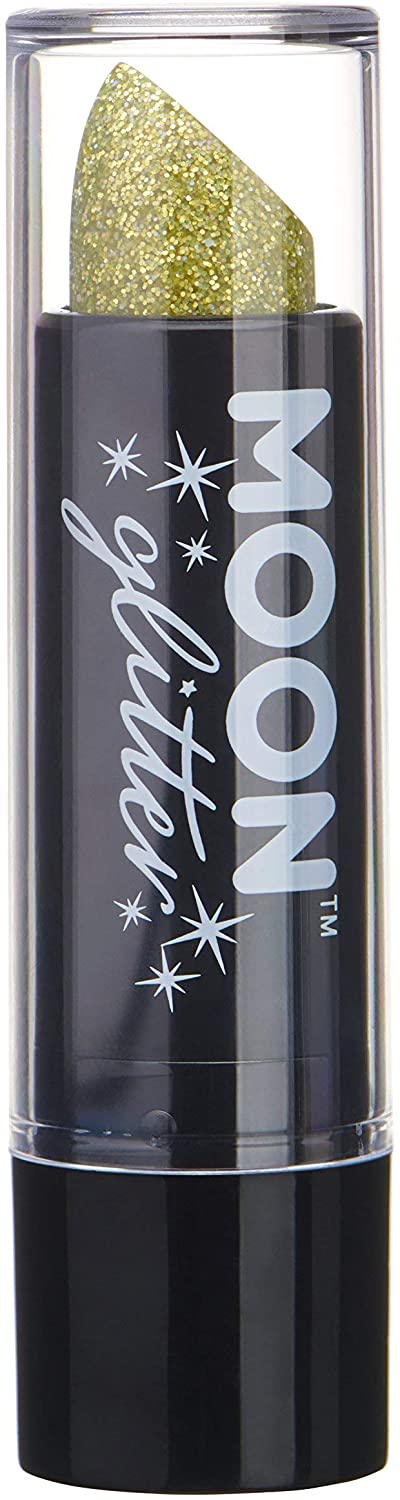 Holographic Glitter Lipstick by Moon Glitter Gold