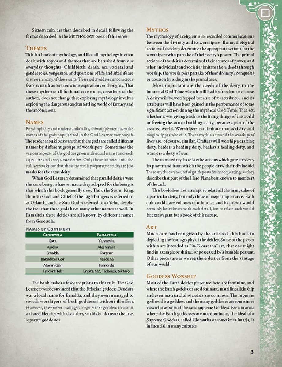 Cults of RuneQuest: The Earth Goddesses - Chaosium