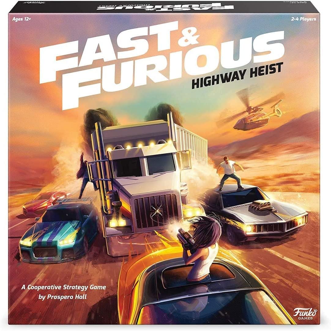 Funko Fast & Furious: Highway Heist Cooperative Strategy Board Game