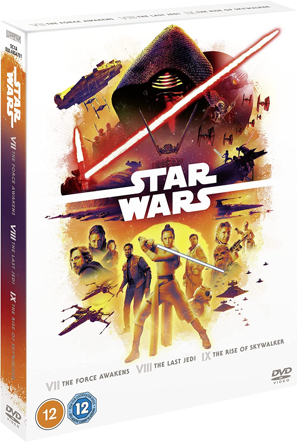 Star Wars Sequel Trilogy Box Set (Episodes 7-9) - DVD