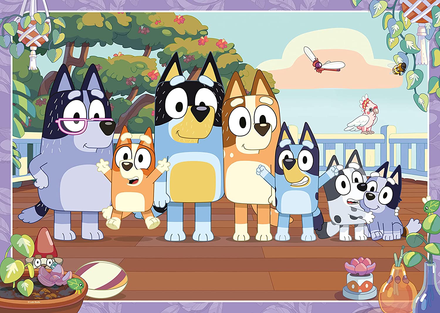 Ravensburger Bluey 24-Piece Giant Floor Puzzle - Educational Jigsaw for Kids Ages 3+