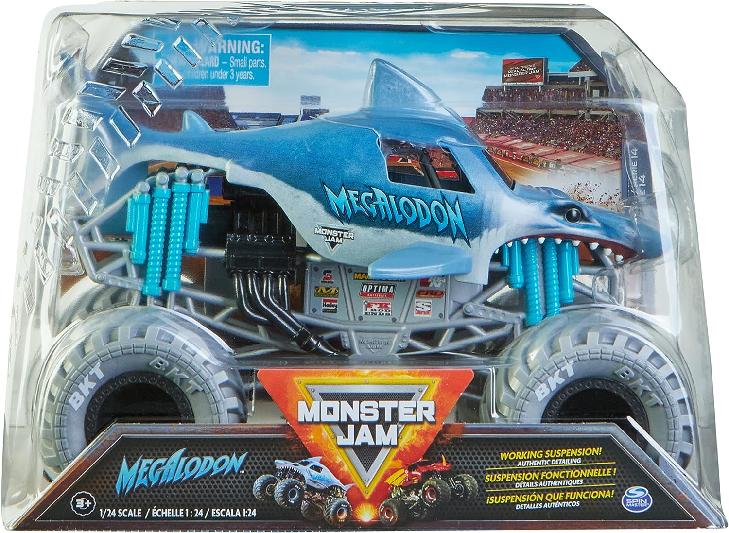 Megalodon Monster Truck - 1:24 Scale Die-Cast Vehicle for Kids
