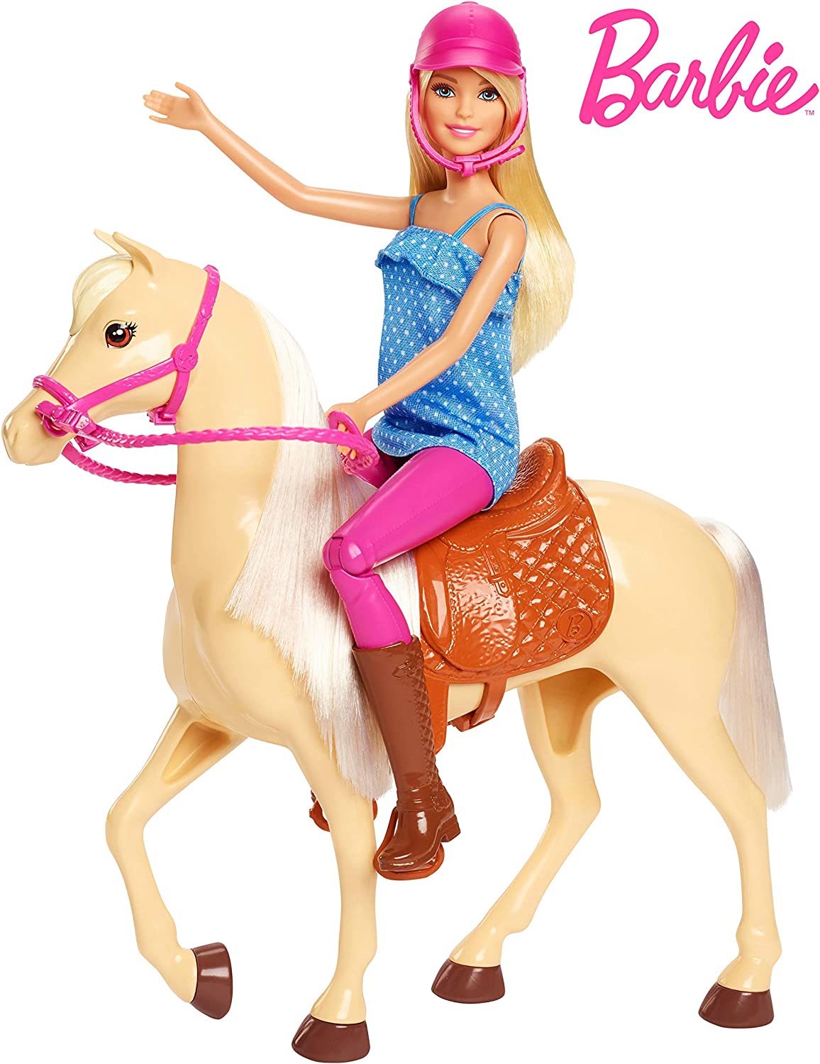 Barbie Doll and Horse Playset - Riding Adventure for Kids 3+