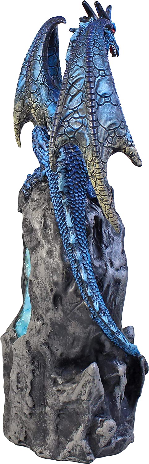 Nemesis Now Frostwing's Gateway - Blue Dragon Resin Statue
