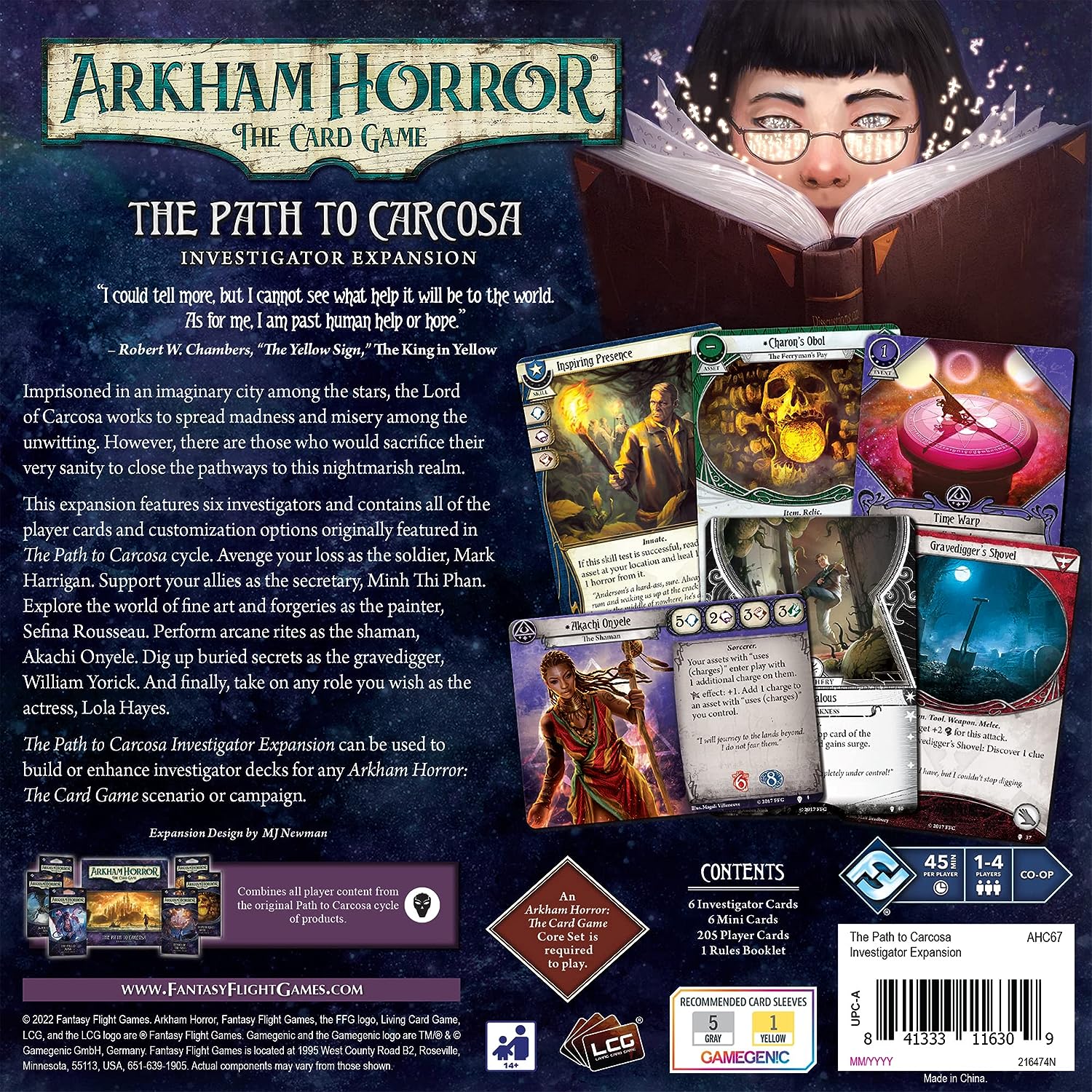 Fantasy Flight Games Arkham Horror: The Card Game - The Path to Carcosa Investigator Expansion