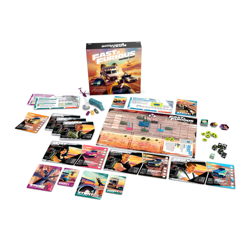 Funko Fast & Furious: Highway Heist Cooperative Strategy Board Game