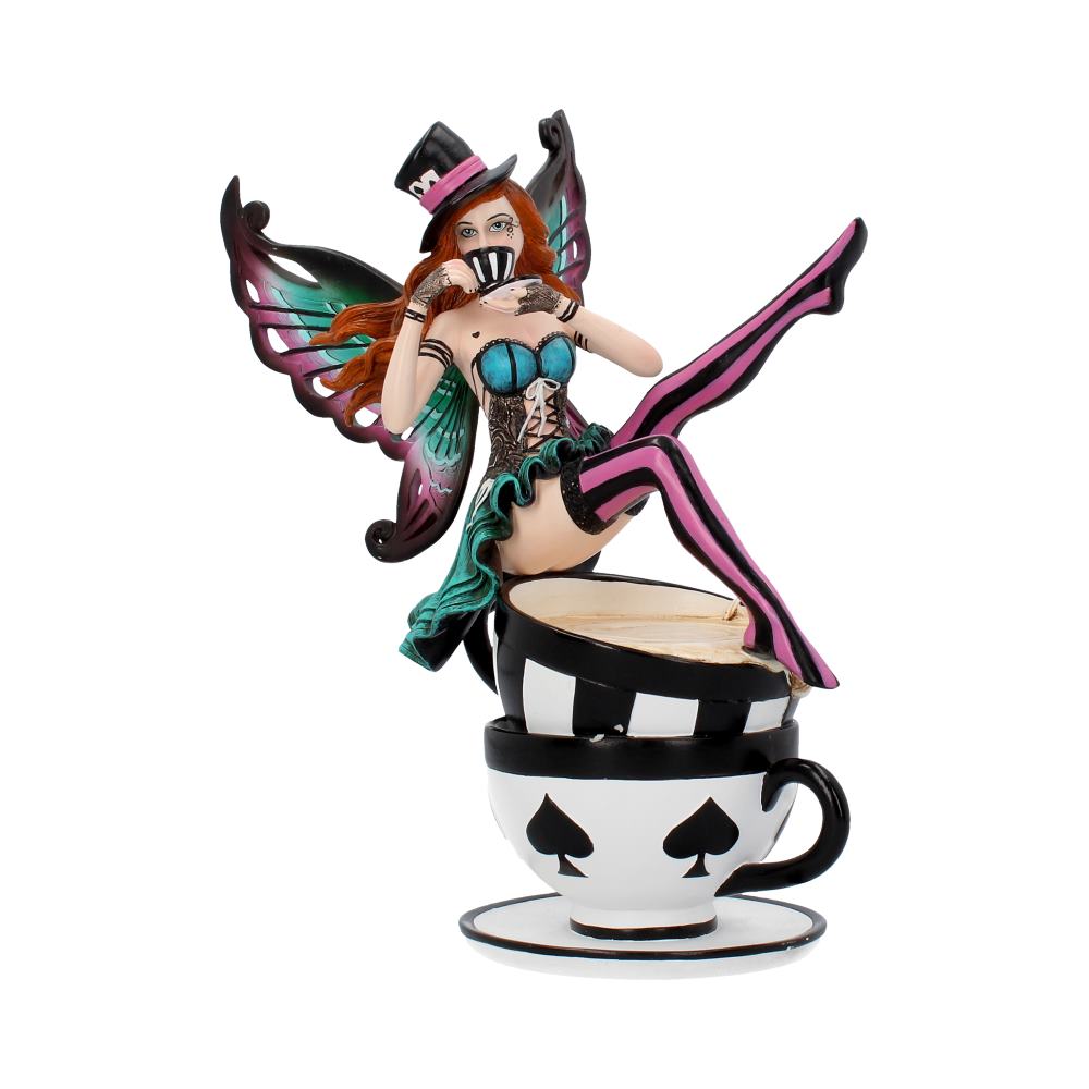 Nemesis Now Fairy Figurines - Hatter Fairy Resin Statue