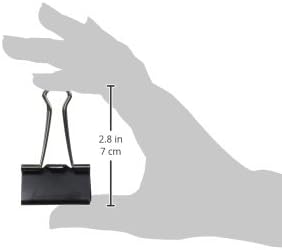 Rapesco FBC410B1 41 mm Foldback Clips, Black, Pack of 10 2
