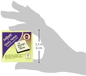 Snopake 76 x 76 mm Neon Assorted Sticky Notes [Cube of 450 Sheets] 11702 2