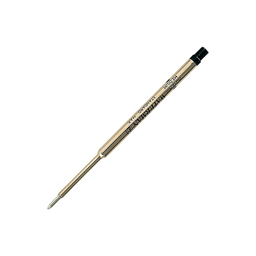 Waterman - Ballpoint Pen Refill Medium Tip with Black Ink, 1 Count