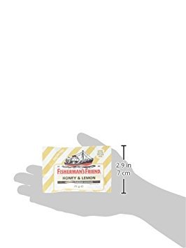 Fisherman's Friend Honey & Lemon Sugar Free Lozenges | Cough Relief | 25g