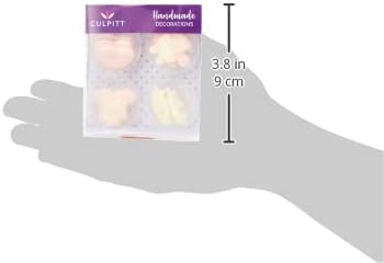 Culpitt Pink Baby Sugar Pipings - Pack of 12 Cake Decorations