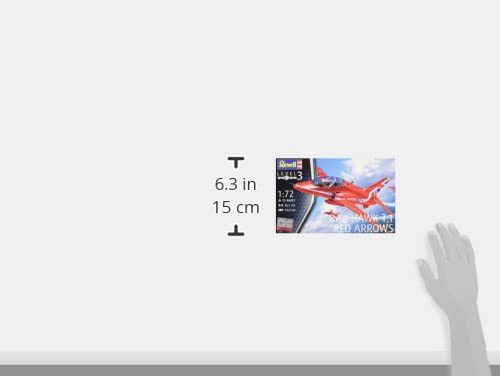 Revell 1:72 Scale BAE Hawk T.1 Red Arrows Plastic Model Kit RV04921 9