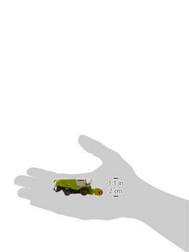SIKU 1476 Claas Combine Harvester Scaled Model | Metal/Plastic | Green | Movable Winch 3