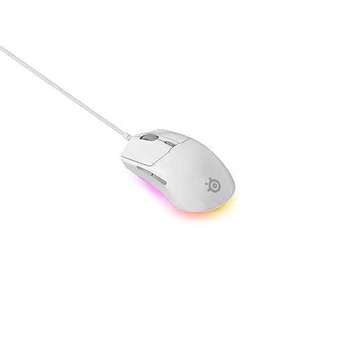 SteelSeries Rival 3 Gen 2 Gaming Mouse - 8500 DPI TrueMove Core Optical Sensor, 1.35ms Click Latency, RGB Lighting 18