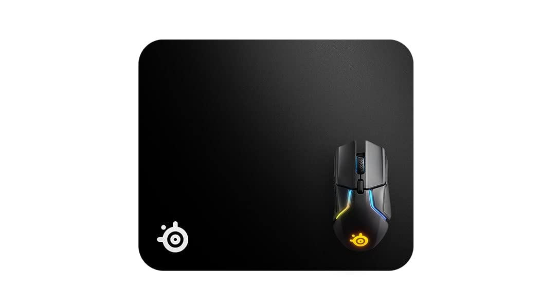 SteelSeries QcK Heavy Gaming Mouse Pad - Extra Thick 6mm Non-Slip Rubber Base | Size M