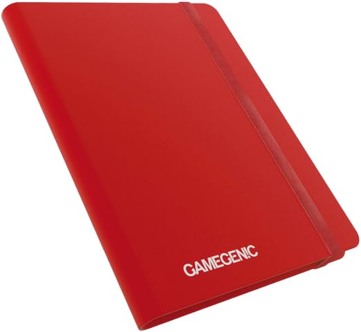 Gamegenic Casual Album - 18-Pocket Red Trading Card Storage | Holds 360 Sleeved Cards 2