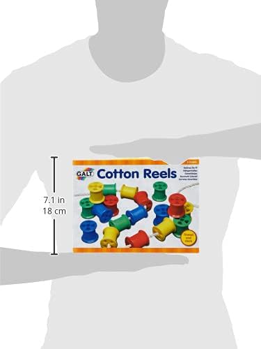 Galt Cotton Reels Threading Toy - Educational Stacking & Threading Set for Ages 3+ 2