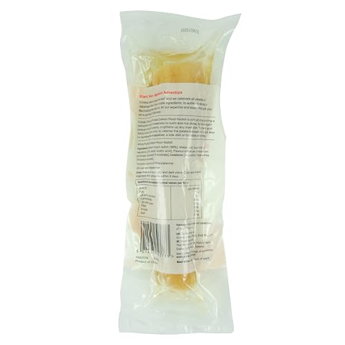 Yutaka Takuan - Traditional Pickled Daikon Radish (Non-Coloured) | 400g Pouch | Vegan