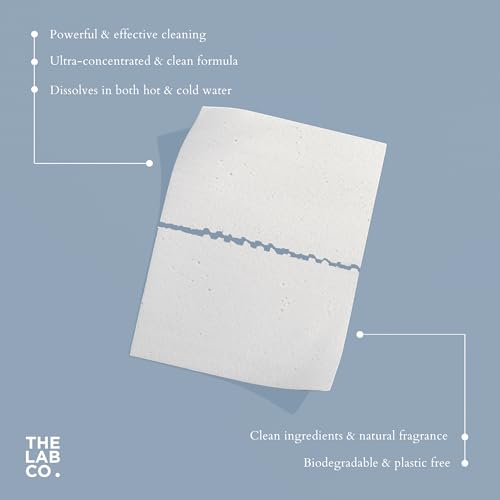 The Lab Co. - Laundry Detergent Strips Sheets (64 Loads, Eco Ultra-Concentrated) 13