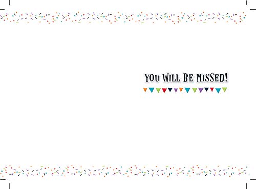 Piccadilly Greetings Goodbye & Goodluck Card - Glitz Design | 7 x 5 Inches | Multicolor 2