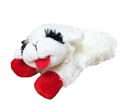 Multipet Lambchop Plush Dog Toy - Soft Cuddly Squeaky Toy for Small/Medium Breeds | 10 Inch 4