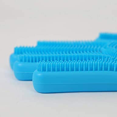 Taylor & Brown Reusable Silicone Cleaning Gloves - Food Grade, Heat Resistant up to 160°C | Blue 4
