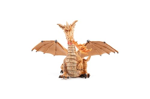Papo 39095 Gold Dragon with Flame - Enchanted World Fantasy Figure for Kids 3+ 2