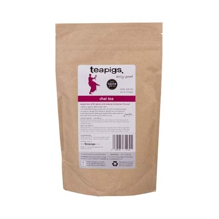 teapigs Chai Loose Leaf Tea - Authentic Masala Blend with Ginger & Cinnamon | 250g 1
