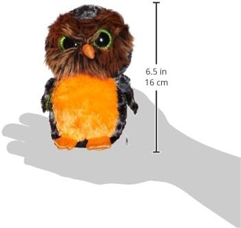 TY Beanie Boo Plush - Halloween Midnight Owl 15cm, Soft & Cuddly Collectible (41126)