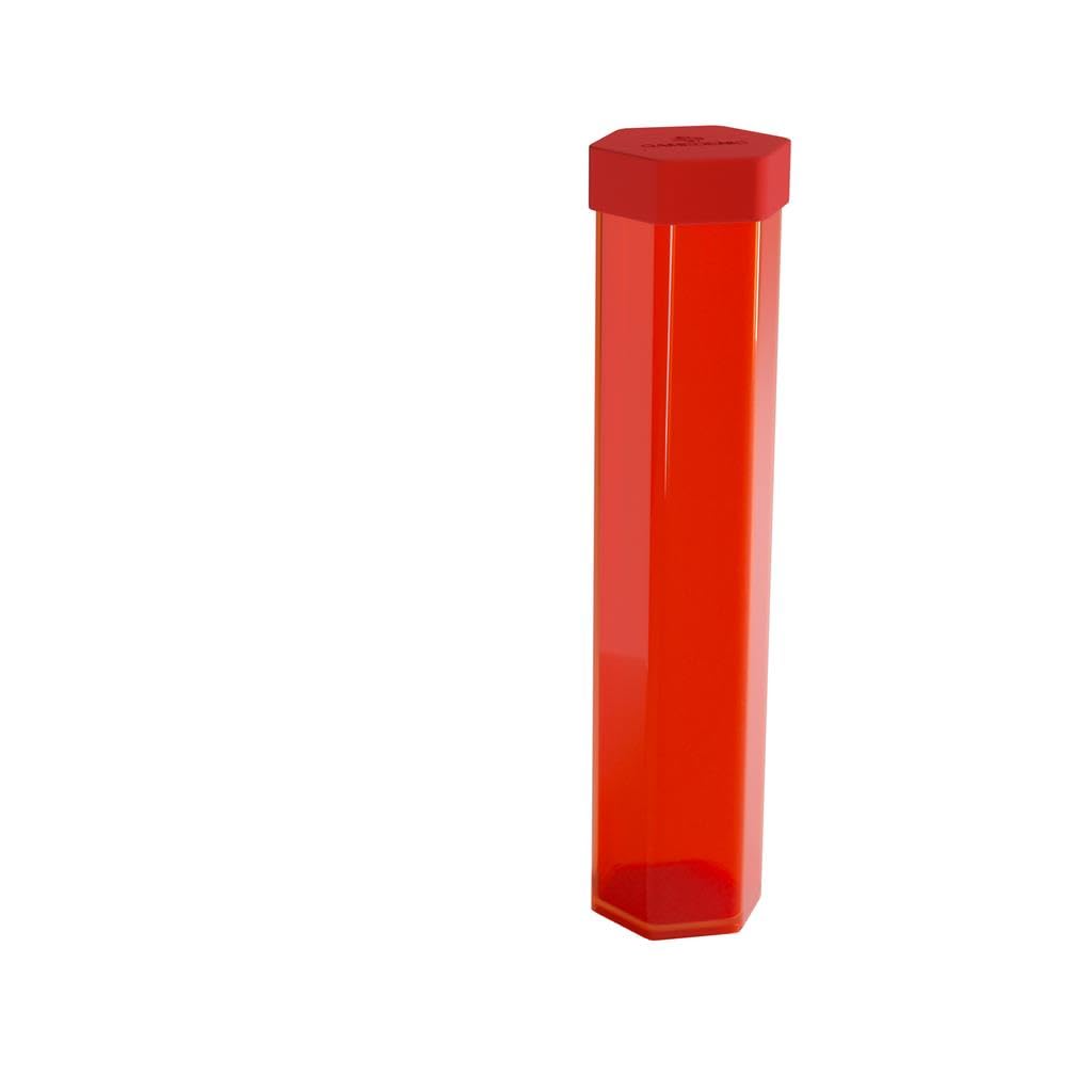 Gamegenic Playmat Tube - Secure Storage for Stitched/Unstitched Mats | Red | Non-PVC 1