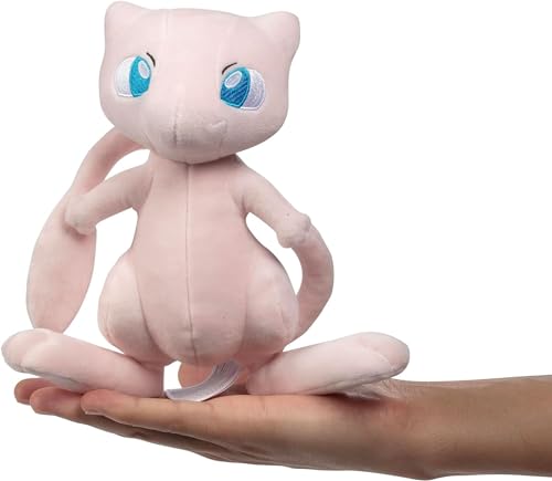 Pokémon Mew Plush Toy - 8-Inch Super Soft Mythical Pokémon for Ages 2+