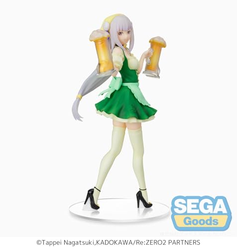 SEGA Re:Zero Emilia Oktoberfest Ver. Statuette PVC Figure (SEGA53703)