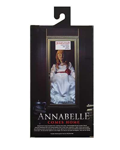 NECA The Conjuring Universe Annabelle 8" Clothed Action Figure - Poseable Horror Collectible for Ages 12+