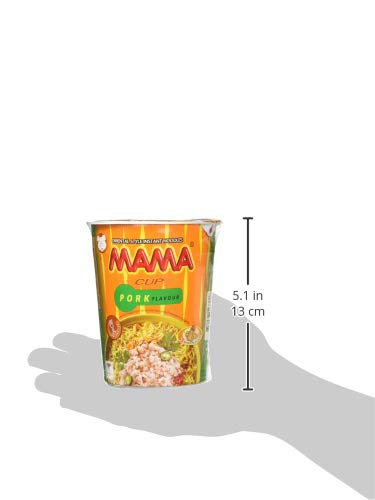 Mama Instant Cup Noodle with Pork Flavor 70 g - Pack of 12 TMAMACUPP 3