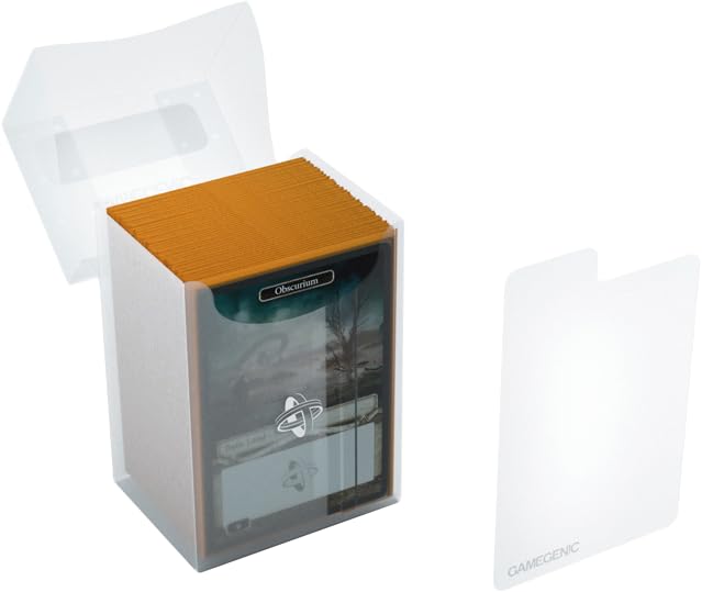 Gamegenic 80-Card Deck Holder – Clear Case for TCGs with Cobra Neck Closure 4