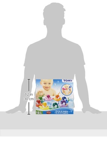 Juguete de baño para bebé Tomy Toomies Do Re Mi Dolphins | Juguete educativo y musical para niños pequeños