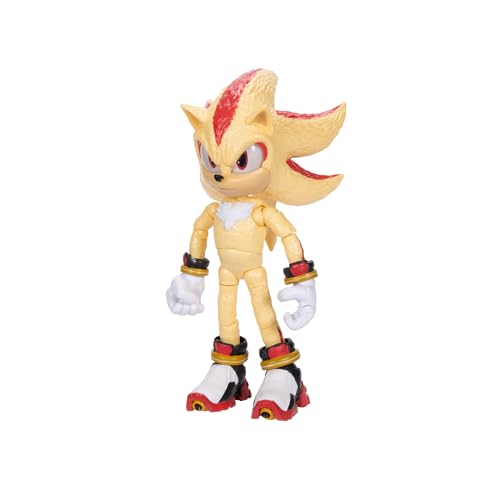 Sonic The Hedgehog Super Shadow 13 cm Action Figure by Jakks Pacific | Movable Joints 4