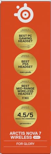 SteelSeries Arctis Nova 7 Wireless Gen 2 - 2.4GHz + Bluetooth Gaming Headset for PC, PS5, Xbox, Switch 29