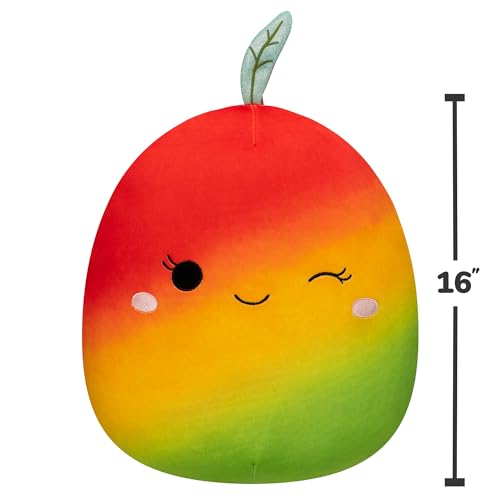 Squishmallows 40cm Ximena the Winking Mango - Ultra-Soft Collectible Plush for Kids & Collectors