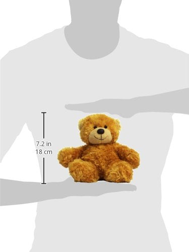 AURORA Bonnie Bear - 9-inch Soft Plush Toy | Honey Brown | Suitable from Birth 6