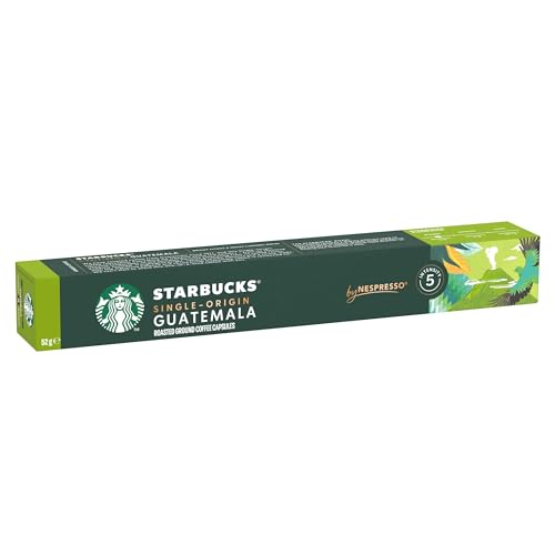 STARBUCKS Single-Origin Guatemala by Nespresso, Blonde Roast, Coffee Capsules 6
