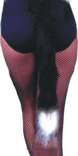 Smiffy's Cat Tail Accessory, Black, One Size