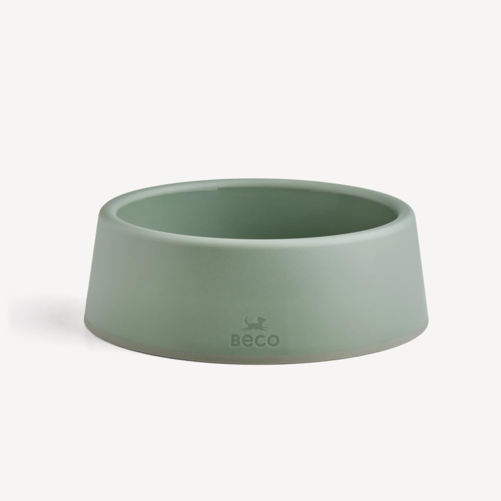 Beco Steady Dog Bowl - Non-Slip, Recycled Plastic, Large Size | Dishwasher Safe 1