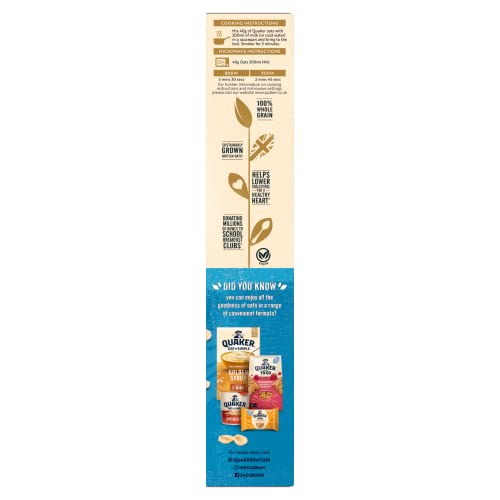 Quaker British Porridge Rolled Oats 1kg 13